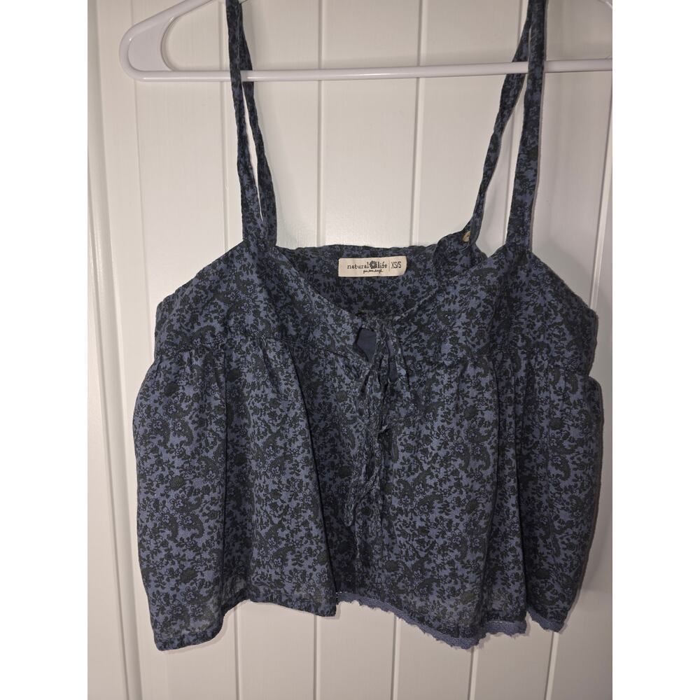 Natural Life Cotton Cropped Top NWOT XS ❤️